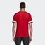 Adidas Mens 3-Stripes Club Tee - Scarlet Red - thumbnail image 5