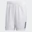Adidas Mens Club Tennis Shorts - White/Black - thumbnail image 5