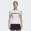 Adidas Womens Club Tee - White - thumbnail image 1