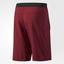 Adidas Mens D2M Shorts - Burgundy - thumbnail image 2