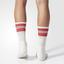 Adidas New York ID Crew Socks (1 Pair) - Chalk White/Scarlet Red - thumbnail image 3