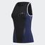 Adidas Womens Stella McCartney Barricade Tank - Navy - thumbnail image 5