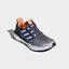 Adidas Womens Energy Boost Running Shoes - Blue/Orange - thumbnail image 4