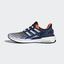 Adidas Womens Energy Boost Running Shoes - Blue/Orange - thumbnail image 6