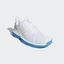 Adidas Mens CourtJam Bounce Tennis Shoes - White/Turquoise - thumbnail image 8