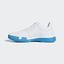 Adidas Mens CourtJam Bounce Tennis Shoes - White/Turquoise - thumbnail image 2