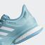 Adidas Mens SoleCourt Parley Tennis Shoes - Vapour Blue/White - thumbnail image 9