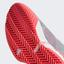 Adidas Mens Adizero Ubersonic 3 Tennis Shoes - Light Granite/White/Shock Red - thumbnail image 10