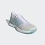 Adidas Mens Adizero Ubersonic 3 Parley Tennis Shoes - White/Blue Spirit - thumbnail image 4
