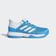 Adidas Kids Adizero Club Tennis Shoes - Blue/White - thumbnail image 1