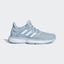 Adidas Kids SoleCourt XJ Tennis Shoes - Ash Grey - thumbnail image 1