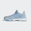 Adidas Kids SoleCourt XJ Tennis Shoes - Ash Grey - thumbnail image 6
