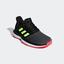 Adidas Kids SoleCourt XJ Tennis Shoes - Black/Red - thumbnail image 4