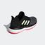 Adidas Kids SoleCourt XJ Tennis Shoes - Black/Red - thumbnail image 5