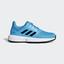 Adidas Kids CourtJam XJ Tennis Shoes - Blue/White - thumbnail image 1