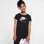 Nike Air Girls T-Shirt - Black/Club Gold - thumbnail image 3