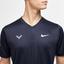 Nike Mens Rafa Challenger Short Sleeve Top - Obsidian - thumbnail image 3