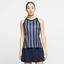 Nike Womens Dry Print Tennis Tank - Obsidian/White - thumbnail image 1