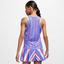 Nike Womens Dry Print Tennis Tank - Purple/Red - thumbnail image 2