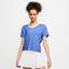 Nike Womens Dry Elevated Essential Short Sleeve Top - Royal Pulse/White - thumbnail image 1