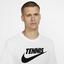 Nike Mens Dri-FIT Tennis T-Shirt - White - thumbnail image 5