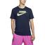 Nike Mens Dri-FIT Tennis T-Shirt - Obsidian - thumbnail image 1