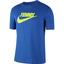 Nike Mens Dri-FIT Tennis T-Shirt - Game Royal/Volt - thumbnail image 1