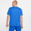 Nike Mens Dri-FIT Tennis T-Shirt - Game Royal/Volt - thumbnail image 4