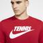 Nike Mens Dri-FIT Tennis T-Shirt - Gym Red - thumbnail image 5