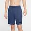 Nike Mens Dri-FIT 7 Inch Training Shorts - Mystic Navy/Black - thumbnail image 2