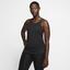 Nike Womens Pro Tank Top - Black/Thunder Grey - thumbnail image 1