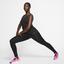 Nike Womens Pro Tank Top - Black/Thunder Grey - thumbnail image 6