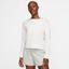 Nike Womens Yoga Long Sleeved Top - Summer White - thumbnail image 1
