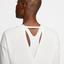 Nike Womens Yoga Long Sleeved Top - Summer White - thumbnail image 5