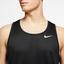 Nike Mens Breathe Run Tank - Black/Reflective Silver - thumbnail image 3