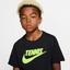 Nike Boys Graphic Tennis T-Shirt - Black - thumbnail image 3