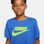 Nike Boys Graphic Tennis T-Shirt - Game Royal/Volt - thumbnail image 5