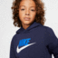 Nike Boys Sportwear Club Fleece Hoodie - Navy Blue - thumbnail image 4