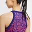 Nike Womens Dri-FIT Printed Tennis Tank - Purple/White