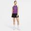 Nike Womens Dri-FIT Printed Tennis Tank - Purple/White