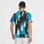 Nike Mens Dri-FIT Printed Tennis Top - Topaz Mist/Black/White - thumbnail image 2
