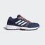 Adidas Womens Barricade Club Tennis Shoes - Indigo - thumbnail image 1
