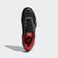 Adidas Mens Barricade Club Tennis Shoes - Core Black/Matte Silver/Red - thumbnail image 3