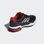 Adidas Mens Barricade Club Tennis Shoes - Core Black/Matte Silver/Red - thumbnail image 6