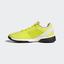 Adidas Womens SMC Barricade Boost Tennis Shoes - Yellow - thumbnail image 6