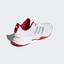 Adidas Mens Barricade Court 3 Tennis Shoes - White/Red - thumbnail image 5