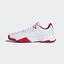 Adidas Mens Barricade Court 3 Tennis Shoes - White/Red - thumbnail image 6