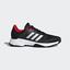 Adidas Mens Barricade Court 3 Tennis Shoes - Black/White - thumbnail image 1