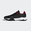 Adidas Mens Barricade Court 3 Tennis Shoes - Black/White - thumbnail image 6