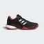 Adidas Mens Barricade Boost 2018 Tennis Shoes - Core Black/Red - thumbnail image 1